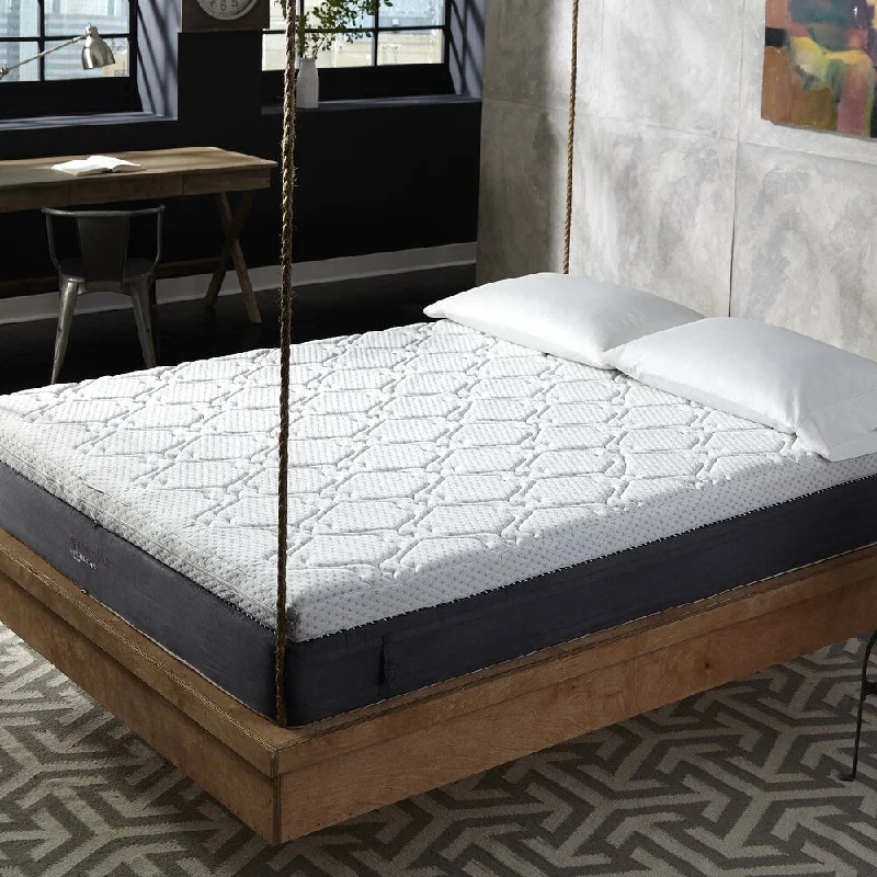 Hybrid mattresses combining foam and innerspring technologyBehrens Kensington Manor 11-inch Twin-size Reversible-top Quilted Memory Foam Mattress