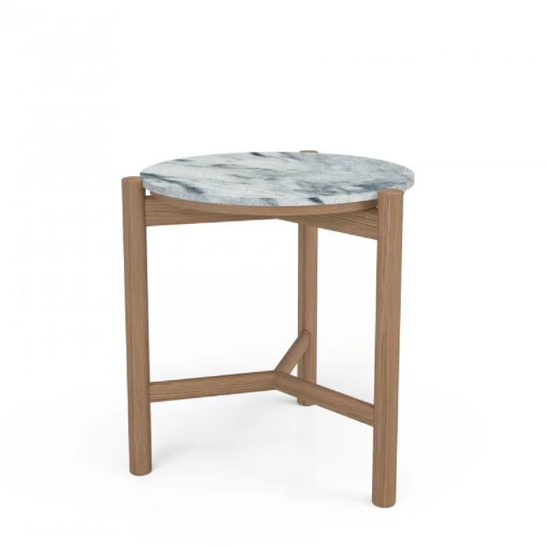 Wool - filled mattresses for natural insulation and moisture - wickingBowie Side Table with Stone Top