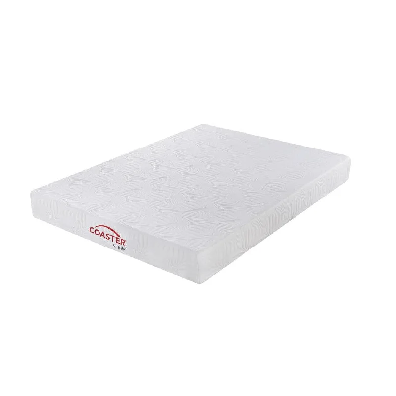 Queen - size mattresses for couples and standard bedroomsCoaster Keegan Full Memory Foam Mattress White