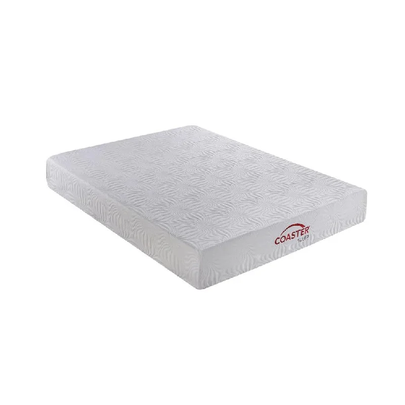 Bamboo - charcoal infused mattresses for odor absorptionCoaster Key Twin Long Memory Foam Mattress White